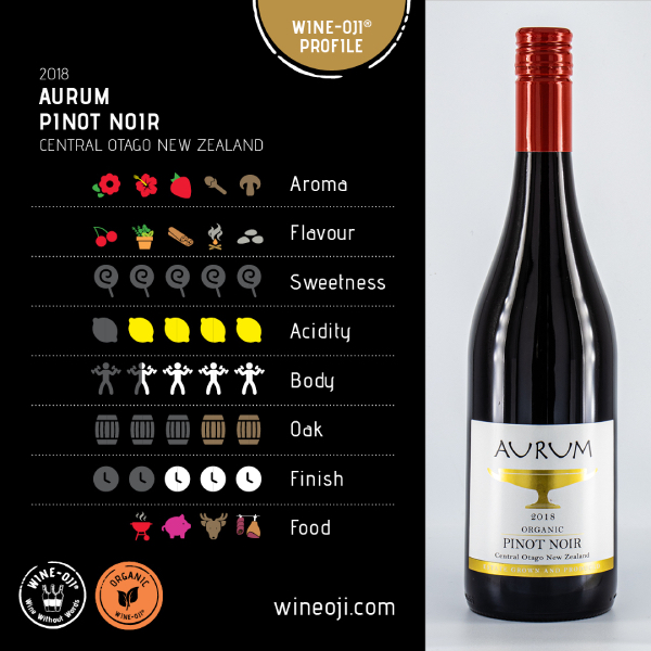 2018 Aurum Pinot Noir Lowburn, Central Otago, NZ