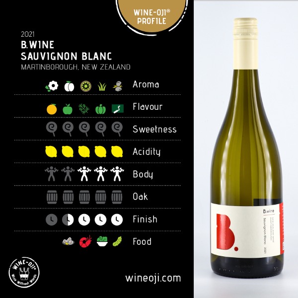 2021 B.wine Sauvignon Blanc, Martinborough, New Zealand